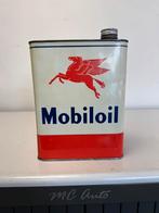 Mobiloil Pegasus 2 liter olie blik, Ophalen of Verzenden, Gebruikt, Overige, Overige merken
