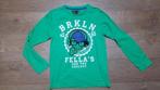groene longsleeve here and there C&A maat 140, Gebruikt, C&A, Ophalen of Verzenden, Shirt of Longsleeve