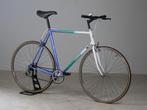 Vélo LUDO grande taille tricolore guidon droit riser shimano, Gebruikt, Versnellingen, 57 tot 61 cm, Ophalen