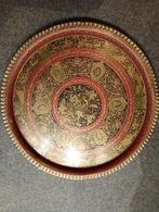 Mooie koperen schaal volledig bewerkt, Ophalen of Verzenden, Koper