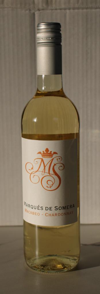 Marques De Somera Macabeo-Chardonnay 2023 75 cl 13%, Verzamelen, Wijnen, Nieuw, Witte wijn, Spanje, Vol, Ophalen