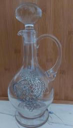 Carafe decor en étain,anse,bouchon, Enlèvement