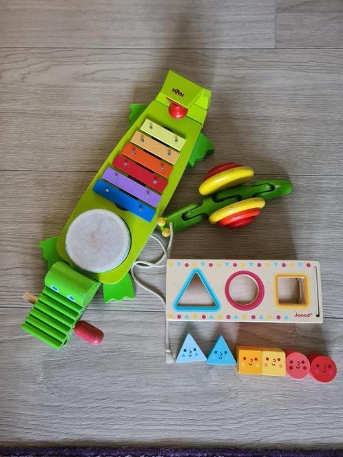 Houten speelgoedset, Kinderen en Baby's, Speelgoed | Houten speelgoed, Gebruikt, Overige typen, Ophalen