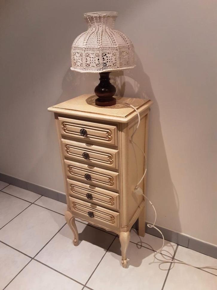 Bommakastje jaren 60 ! PRACHTSTAAT craquelé, Huis en Inrichting, Kasten | Ladekasten, Zo goed als nieuw, Ophalen