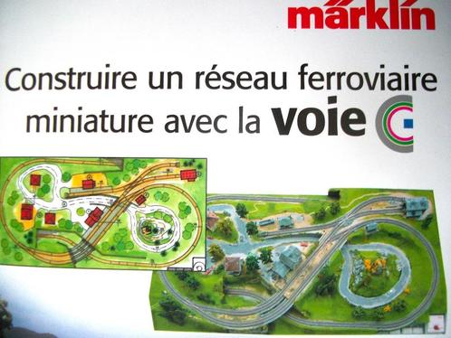 Construire un réseau ferroviaire miniature MÄRKLIN voies C, Hobby & Loisirs créatifs, Trains miniatures | HO, Neuf, Livre, Revue ou Catalogue