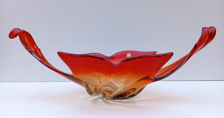 grand bol décoratif MURANO 58 cm rare, impeccable, Antiquités & Art, Antiquités | Verre & Cristal, Enlèvement