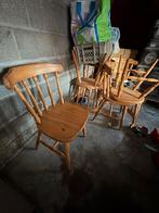 Houten stoelen, Ophalen, Gebruikt, Bruin, Landelijk