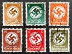 6 gebruikte "Dienstmarke" zegels 1934, Timbres & Monnaies, Timbres | Europe | Allemagne, Autres périodes, Affranchi, Enlèvement ou Envoi