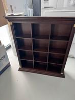 Opberg/posturen kast, Huis en Inrichting, Woonaccessoires | Cd- en Dvd-rekken, Ophalen, Gebruikt, Hout, Cd's of Dvd's