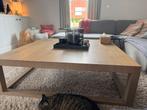Mooie stevige houten vierkante salontafel 1m25 op 1m25, Ophalen, Gebruikt, Landelijk, Minder dan 50 cm