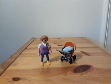 PLaymobil mama met koets en baby - compleet