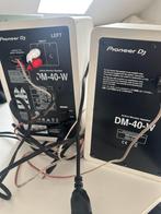 Pioneer DJ DM-40W actieve monitor speakers – Wit, Audio, Tv en Foto, Luidsprekerboxen, Ophalen of Verzenden, Zo goed als nieuw