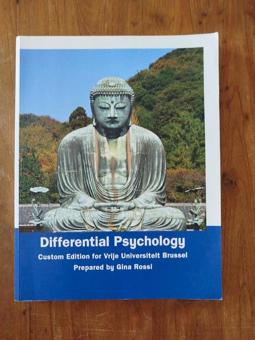 Differentiële psychologie - leerboek VUB, Boeken, Psychologie, Klinische psychologie, Ophalen of Verzenden