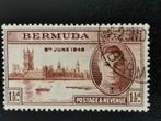 Bermudes 1946 - Le roi George VI et le Parlement, Amérique centrale, Affranchi, Enlèvement ou Envoi