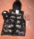 Moncler donsjack zonder mouwen en hoed, Maat 52/54 (L), Moncler, Verzenden, Zwart