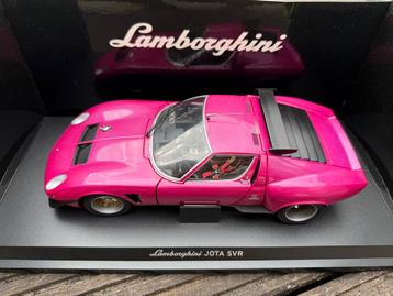 LAMBORGHINI MIURA JOTA SVR KYOSHO 1/18 PINK 08311PM beschikbaar voor biedingen