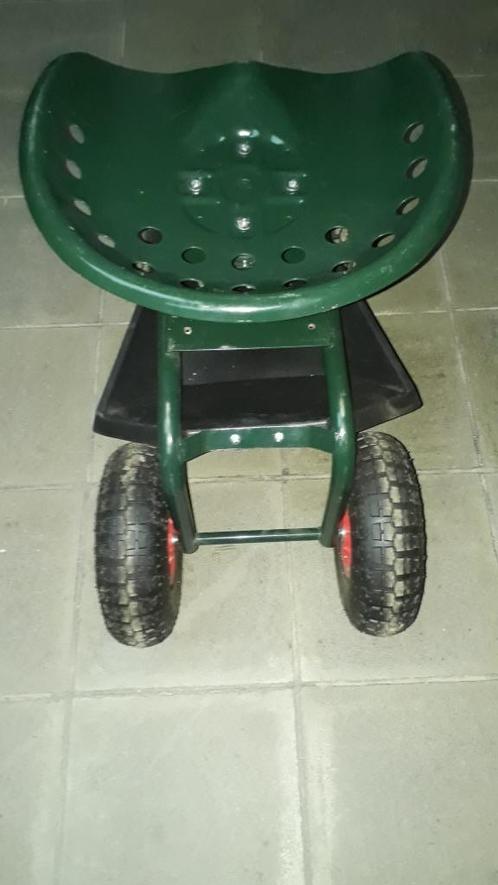 Rijdende tuinkruk, Tuin en Terras, Hand-tuingereedschap, Zo goed als nieuw, Overige soorten, Ophalen
