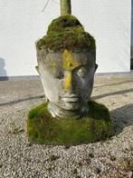 Buste de Bouddha en pierre, Tuin en Terras, Tuinbeelden, Ophalen, Gebruikt, Steen, Boeddhabeeld