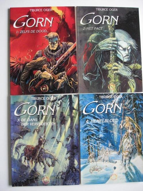 GORN  1 tot 4 – SC – 1ste druk – Zeer goede staat, Boeken, Stripverhalen, Gelezen, Meerdere stripboeken, Ophalen of Verzenden