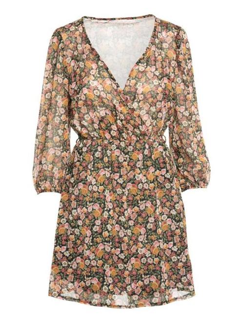 Korte bloemenjurk van Miss Miss - Maat large, Kleding | Dames, Jurken, Zwart, Ophalen
