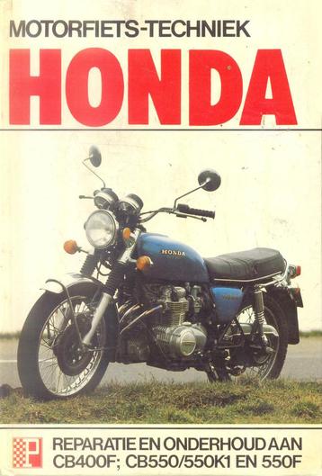 HONDA CB400F CB550 550K1 550F Reparatie en Onderhoud in Pdf disponible aux enchères