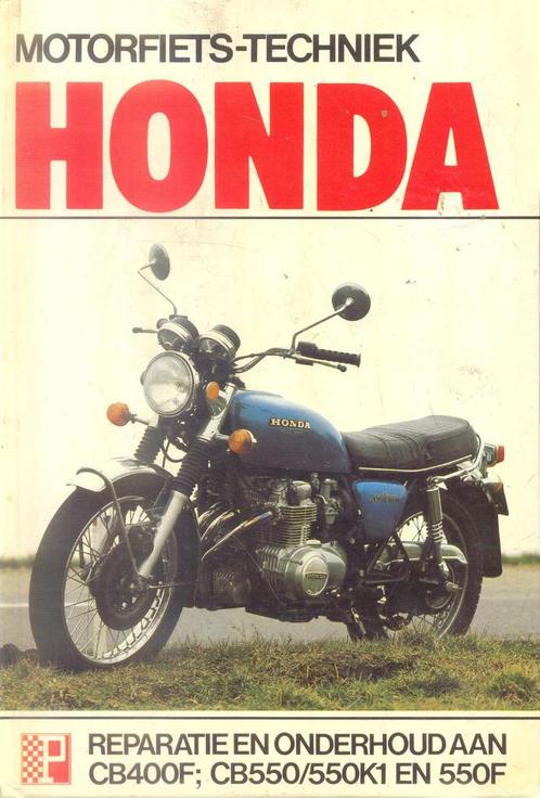 HONDA CB400F CB550 550K1 550F Reparatie en Onderhoud in Pdf, Motos, Modes d'emploi & Notices d'utilisation, Honda, Enlèvement ou Envoi