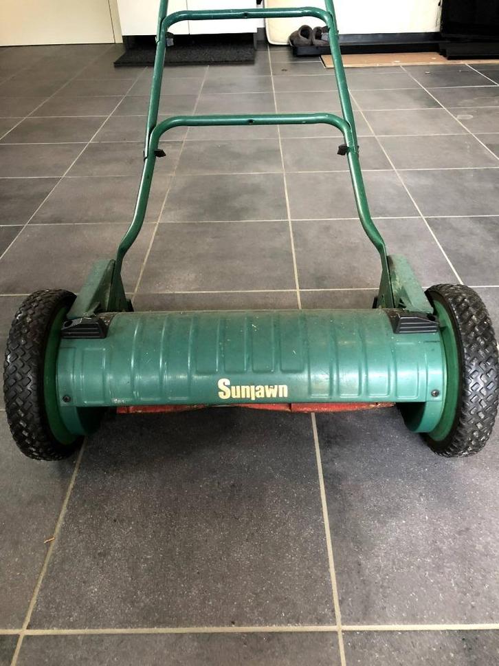 Handgrasmaaier, Tuin en Terras, Grasmaaiers, Gebruikt, Handgrasmaaier, Kooimesmaaier, Ophalen