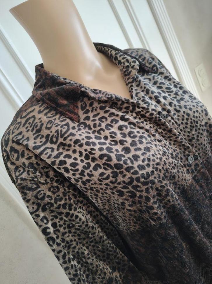 leuke luipaardprint blouse, Kleding | Dames, Blouses en Tunieken, Maat 46/48 (XL) of groter, Verzenden