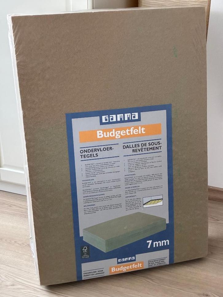 Ondervloer tegels, Doe-het-zelf en Bouw, Vloerdelen en Plavuizen, Zo goed als nieuw, Overige typen, Overige materialen, 50 tot 150 cm