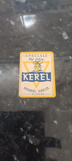 Oud bieretiket kerel br Verbeeck Tielrode, Verzamelen, Ophalen of Verzenden, Zo goed als nieuw