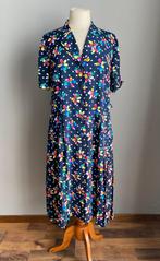 Kleurrijke vintage jurk met bloemenprint Weinberg maat 44, Kleding | Dames, Jurken, Weinberg, Verzenden, Maat 42/44 (L), Zo goed als nieuw