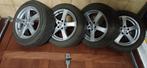 Winterbanden op velg 215/60 R17, Auto-onderdelen, Banden en Velgen, Ophalen, Winterbanden, Velg(en)