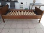 Eiken 1 persoonsbed, Huis en Inrichting, Slaapkamer | Bedden, Ophalen, Gebruikt, 90 cm, Eenpersoons