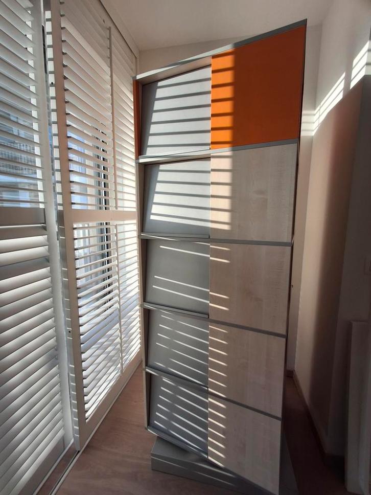 Armoire de bureau/bibliothèque à colonne rotative 70x190 cms, Maison & Meubles, Armoires | Bibliothèques, Utilisé, 50 à 100 cm