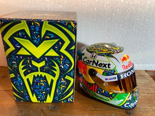 Max Verstappen 1:2 helm 2021 Brazilië Fanshop Red Bull, Verzamelen, Automerken, Motoren en Formule 1, Nieuw, Formule 1, Ophalen of Verzenden