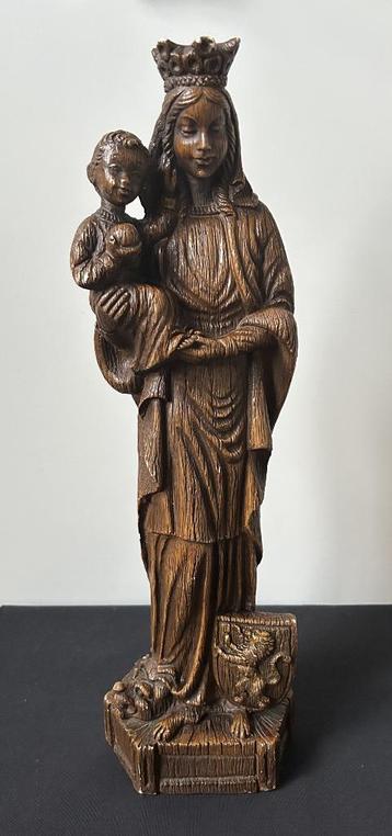 Belle statue - Notre-Dame des Flandres - Plâtre - 48,50 cm, Enlèvement ou Envoi