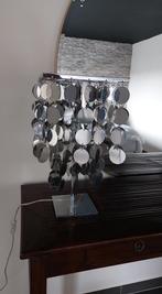 Tafellamp met metalen spiegelplaatjes RETRO, Enlèvement, Comme neuf, Retro, Moins de 50 cm