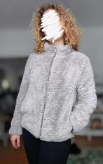 Faux fur jas (M), Kleding | Dames, Jassen | Winter, Ophalen of Verzenden, Zo goed als nieuw, Maat 38/40 (M), Grijs