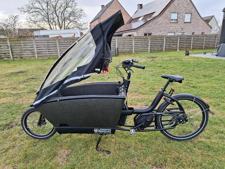 Urban Arrow performance line, Fietsen en Brommers, Fietsen | Bakfietsen, Gebruikt, Overige merken, Elektrisch, Huif, Ophalen