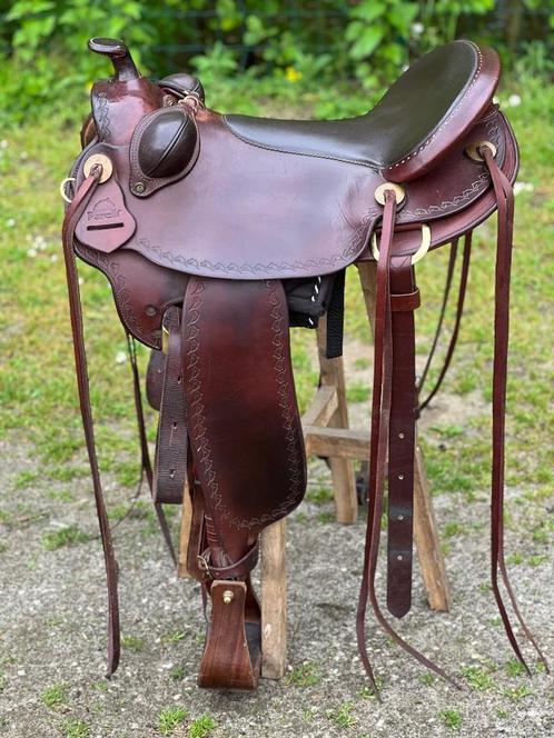 Westernzadel Parelli, Dieren en Toebehoren, Paarden en Pony's | Zadels, Zo goed als nieuw, Western, Ophalen