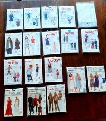 BURDA  kleding patronen allerlei  beschikbaar voor biedingen