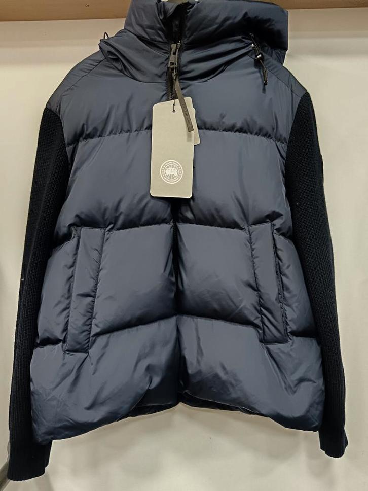 Grove Canada Goose M Hybridge gebreide jas, Kleding | Heren, Jassen | Winter, Nieuw, Maat 48/50 (M), Blauw, Verzenden
