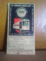 Tramway 1935 ' Bruxelles 'plan, Antiek en Kunst, Antiek | Boeken en Manuscripten, Ophalen of Verzenden