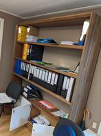 Kwaliteits Bureaukast/boekenkast, Met deur(en), 150 tot 200 cm, 25 tot 50 cm, Teakhout