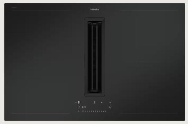 MIELE kookplaat/ dampkap KDFM7633fl - toonzaalmodel %, Electroménager, Tables de cuisson, Neuf, Encastré, 4 zones de cuisson, Enlèvement