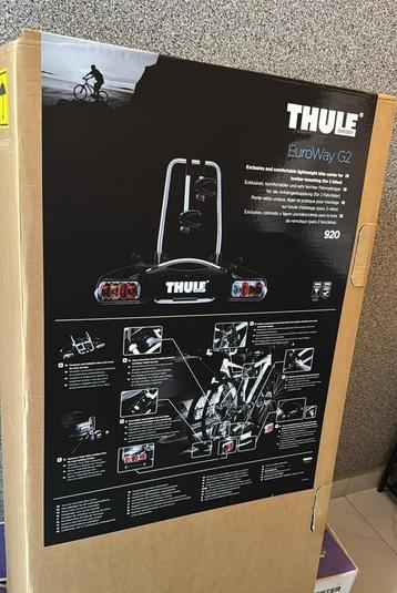 Fietsendrager Thule EuroWay G2 - 920 nieuw ongeopend, Auto diversen, Fietsendragers, Ophalen, Nieuw, Brede banden, 2 fietsen
