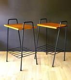 ✔️Paar Meurop bijzettafels 60s', Verzenden, Vintage 60s', Zo goed als nieuw, 60 cm of meer