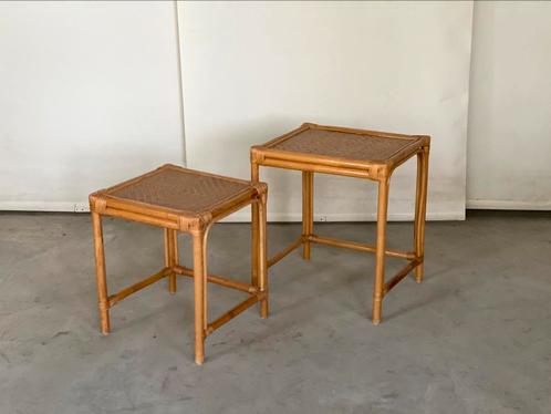 Bijzettafels | Rotan, Antiek en Kunst, Antiek | Meubels | Tafels, Ophalen of Verzenden
