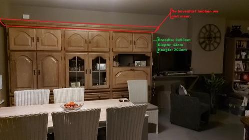 3 delige Livingkast, Huis en Inrichting, Kasten | Wandmeubels, Gebruikt, 200 cm of meer, 250 tot 300 cm, 25 tot 50 cm, Met lade(s)