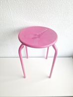 Maison du Monde - Tabouret - Rose - Tour Eiffel, Maison & Meubles, Enlèvement, Comme neuf, Fer